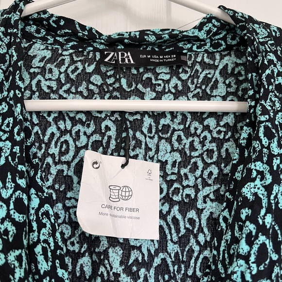 Zara Leopard Print Dress - Picture 3 of 4